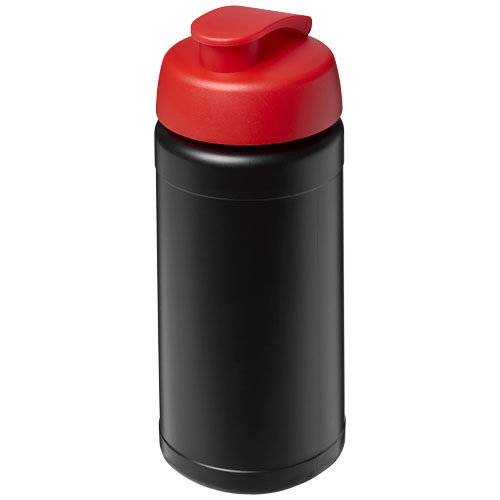Baseline® Plus 500 ml Flip Lid Sport Bottle - Black, Red