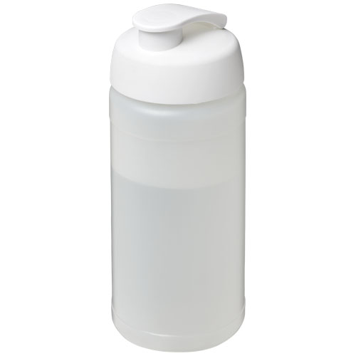 Baseline® Plus 500 ml Flip Lid Sport Bottle - Transparent, White