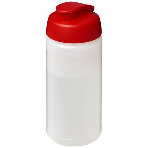 Baseline® Plus 500 ml Flip Lid Sport Bottle - Transparent, Red
