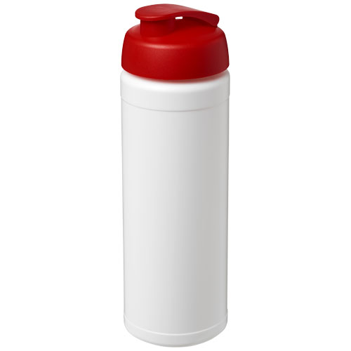 Baseline® Plus 750 ml Flip Lid Sport Bottle - White, Red