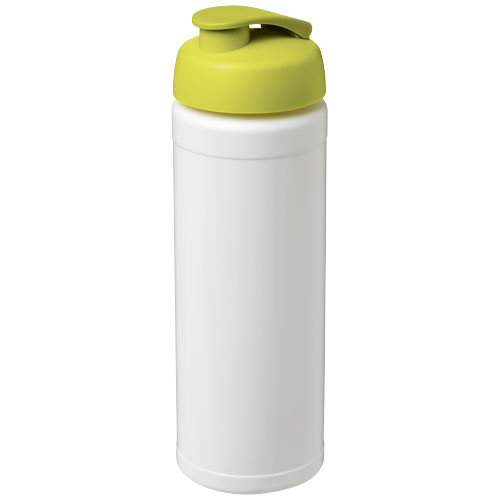 Baseline® Plus 750 ml Flip Lid Sport Bottle - White, Lime