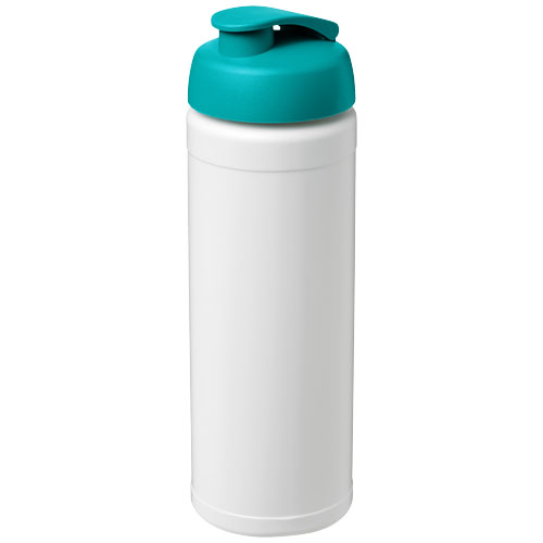 Baseline® Plus 750 ml Flip Lid Sport Bottle - White, Aqua