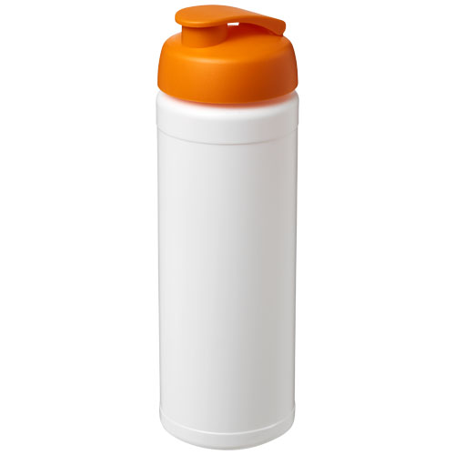Baseline® Plus 750 ml Flip Lid Sport Bottle - White, Orange