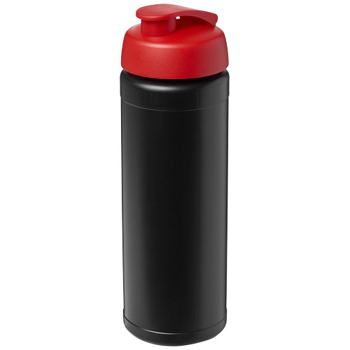 Baseline® Plus 750 ml Flip Lid Sport Bottle - Black, Red