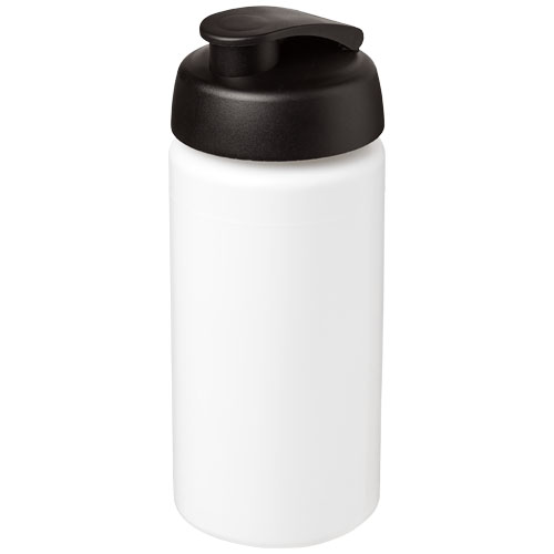 Baseline® Plus Grip 500 ml Flip Lid Sport Bottle - White, Black