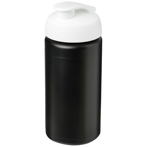 Baseline® Plus Grip 500 ml Flip Lid Sport Bottle - Black, White