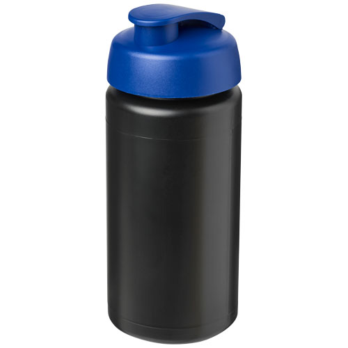 Baseline® Plus Grip 500 ml Flip Lid Sport Bottle - Black, Blue