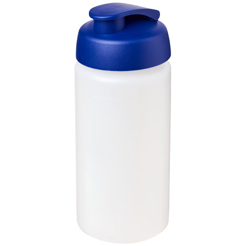 Baseline® Plus Grip 500 ml Flip Lid Sport Bottle - Transparent, Blue
