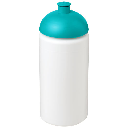 Baseline® Plus Grip 500 ml Dome Lid Sport Bottle - White, Aqua