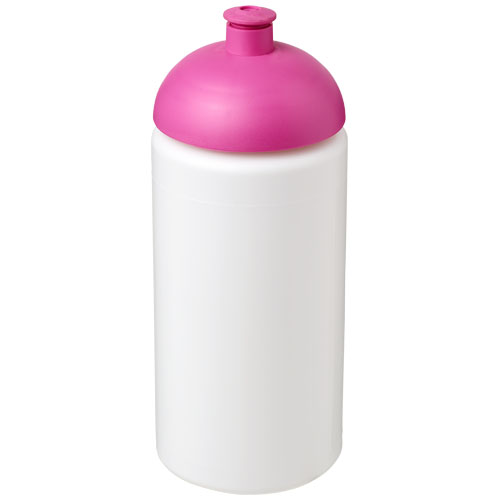 Baseline® Plus Grip 500 ml Dome Lid Sport Bottle - White, Pink