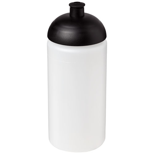 Baseline® Plus Grip 500 ml Dome Lid Sport Bottle - Transparent, Black