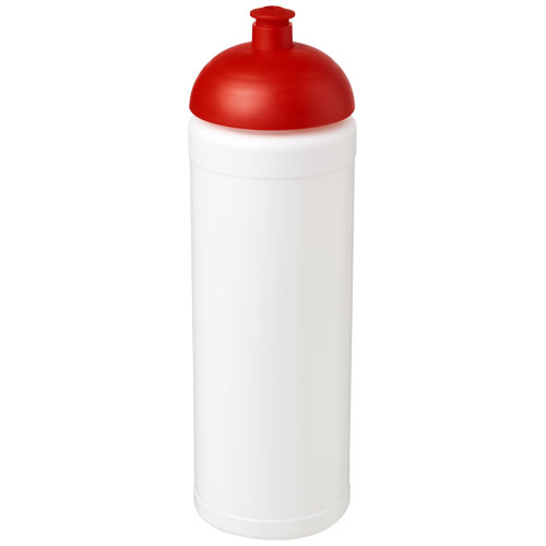 Baseline® Plus Grip 750 ml Dome Lid Sport Bottle - White, Red