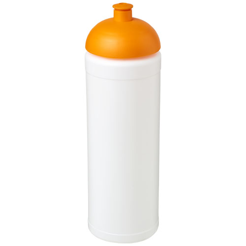 Baseline® Plus Grip 750 ml Dome Lid Sport Bottle - White, Orange