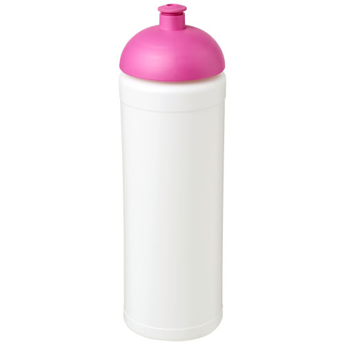 Baseline® Plus Grip 750 ml Dome Lid Sport Bottle - White, Pink