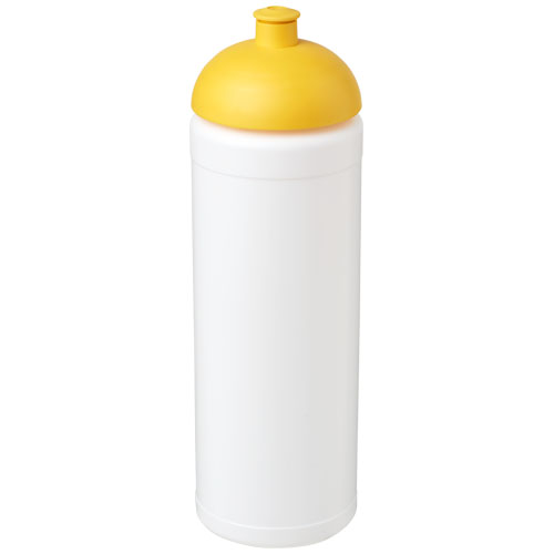 Baseline® Plus Grip 750 ml Dome Lid Sport Bottle - White, Yellow