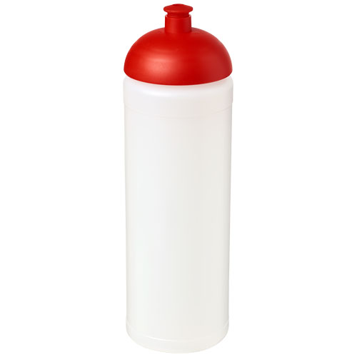 Baseline® Plus Grip 750 ml Dome Lid Sport Bottle - Transparent, Red