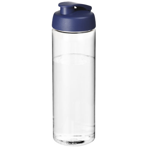 H2O Vibe 850 ml Flip Lid Sport Bottle - Transparent, Blue