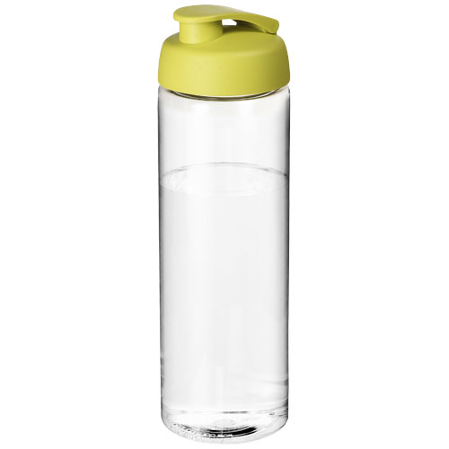 H2O Vibe 850 ml Flip Lid Sport Bottle - Transparent, Lime