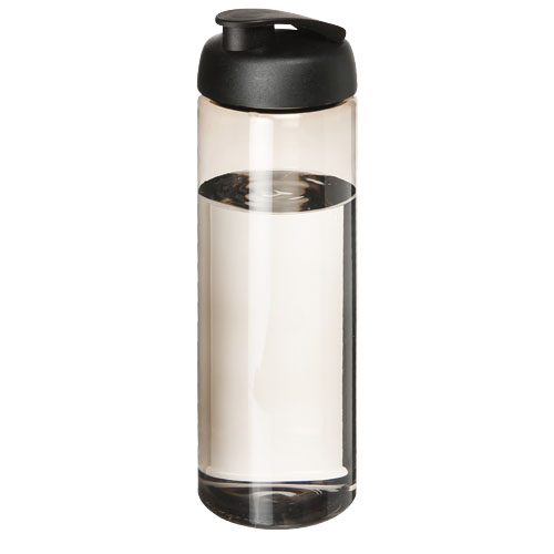 H2O Vibe 850 ml Flip Lid Sport Bottle - Charcoal, Black