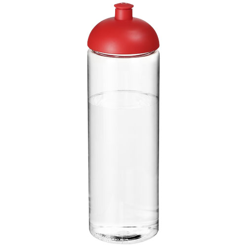 H2O Vibe 850 ml Dome Lid Sport Bottle - Transparent, Red