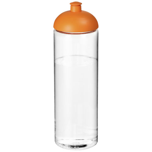 H2O Vibe 850 ml Dome Lid Sport Bottle - Transparent, Orange
