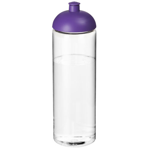 H2O Vibe 850 ml Dome Lid Sport Bottle - Transparent, Purple
