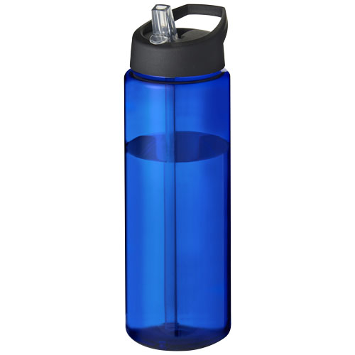 H2O Vibe 850 ml Spout Lid Sport Bottle - Blue, Black
