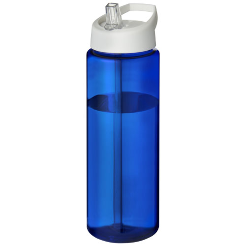 H2O Vibe 850 ml Spout Lid Sport Bottle - Blue, White
