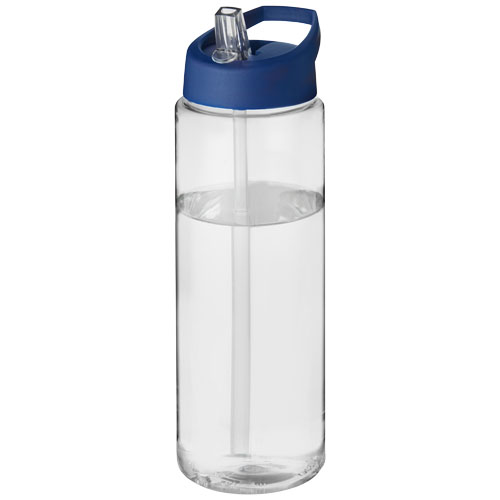 H2O Vibe 850 ml Spout Lid Sport Bottle - Transparent, Blue