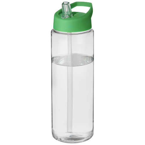 H2O Vibe 850 ml Spout Lid Sport Bottle - Transparent, Green