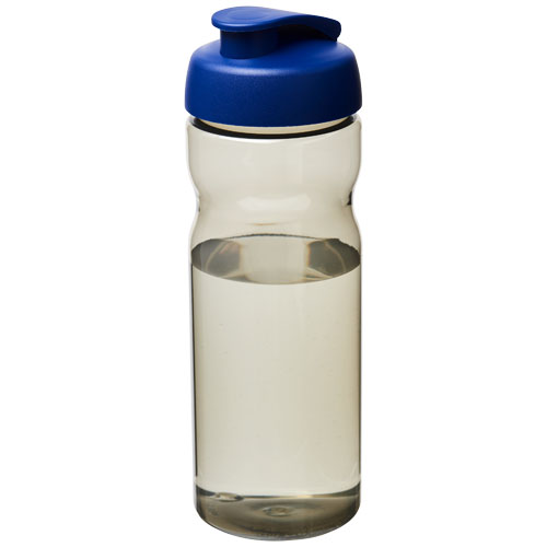 H2O Eco 650 ml Flip Lid Sport Bottle - Charcoal, Royal Blue