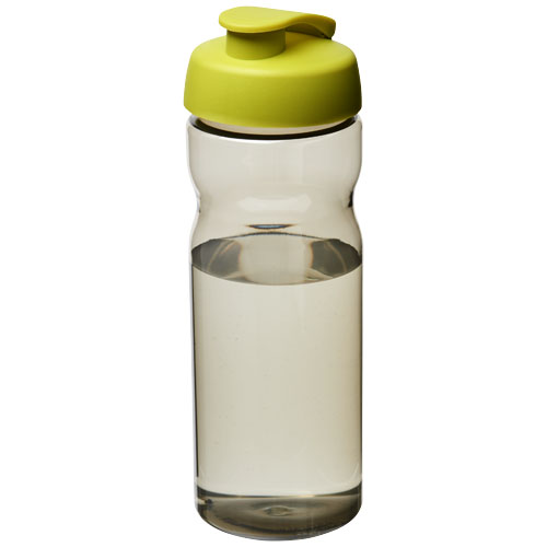 H2O Eco 650 ml Flip Lid Sport Bottle - Charcoal, Lime Green