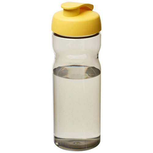 H2O Eco 650 ml Flip Lid Sport Bottle - Charcoal, Yellow