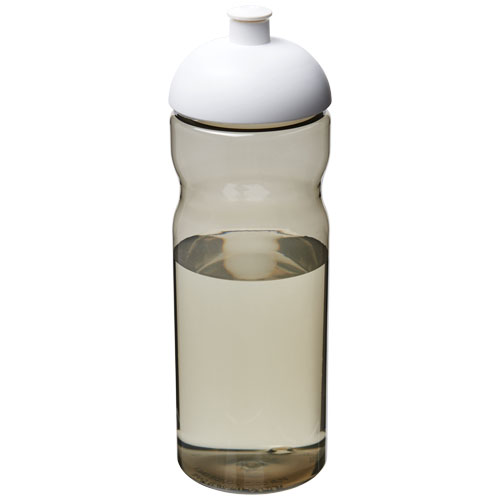 H2O Eco 650 ml Dome Lid Sport Bottle - Charcoal, White