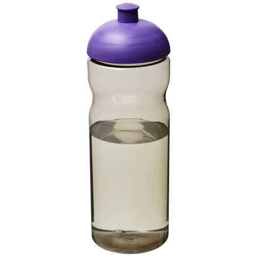 H2O Eco 650 ml Dome Lid Sport Bottle - Charcoal, Purple