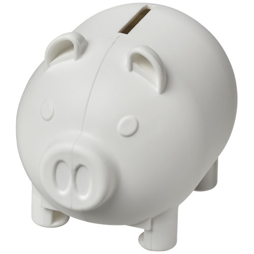Oink Small Piggy Bank - White