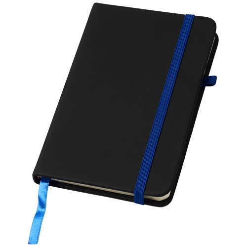 Noir A6 Notebook With Lined Pages - Black, Blue