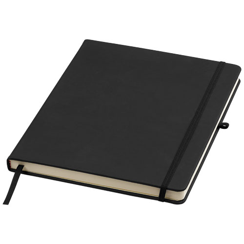 Noir Large Notebook With Lined Pages - Black