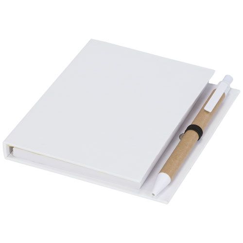 Colours Combo Pad With Pen - White
