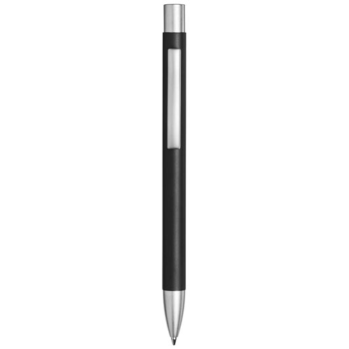 Reno Ballpoint Pen With Silver Effect Trim - Black