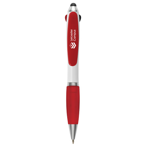 4 In 1 Curvy Stylus - White, Red