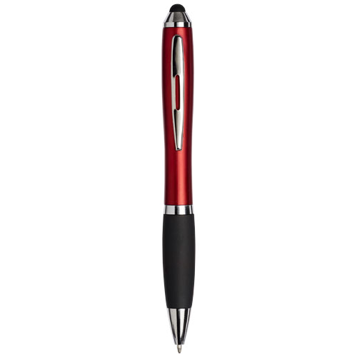 Curvy Stylus Ballpoint Pen - Red, Black