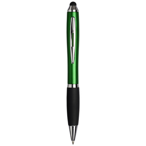 Curvy Stylus Ballpoint Pen - Green, Black