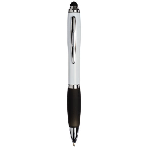 Curvy Stylus Ballpoint Pen - White, Black