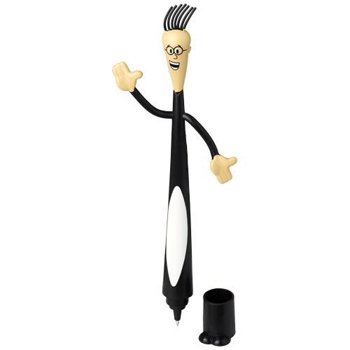 Professor Bendy Ballpoint Pen With Bendable Barrel - Black