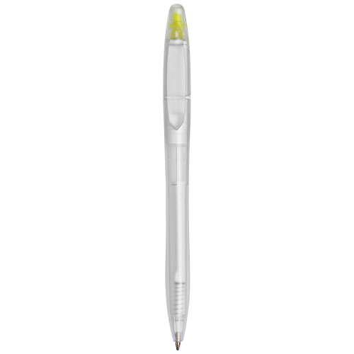 Sprint Ballpoint Pen With Highlighter - Transparent