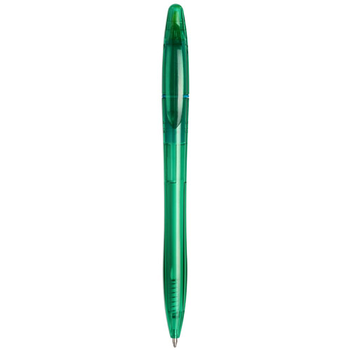Sprint Ballpoint Pen With Highlighter - Transparent, Green