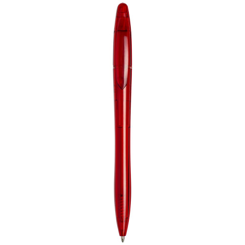 Sprint Ballpoint Pen With Highlighter - Transparent Red