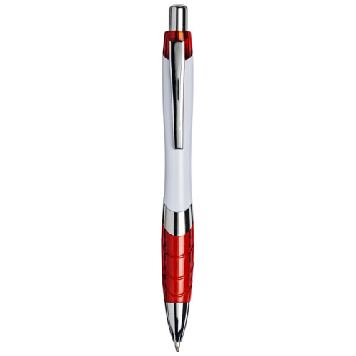 Orlando Ballpoint Pen - White, Red