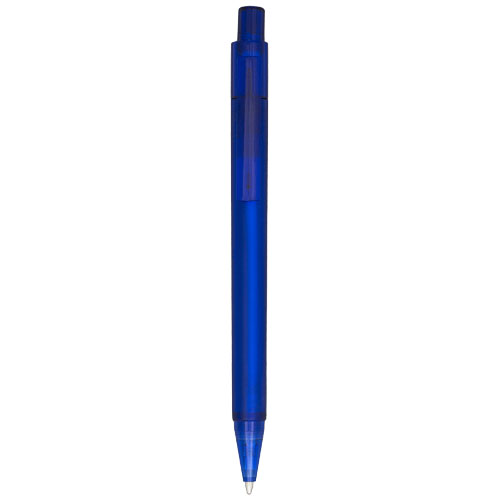 Calypso Frosted Ballpoint Pen - Frosted Blue